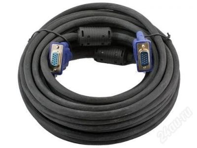 Лот: 3287396. Фото: 1. Кабель VGA - VGA, VCOM. Шлейфы, кабели, переходники