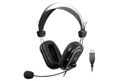 Лот: 21114016. Фото: 1. Наушники A4Tech HU-50 с микрофоном... Наушники, гарнитуры