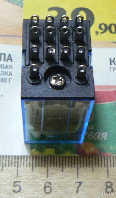 Лот: 16390392. Фото: 1. Реле MY4, MY4NJ 220 Вольт напряжение... Реле, тумблеры, переключатели