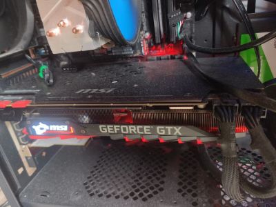 Лот: 17215262. Фото: 1. MSI GeForce GTX 1080 Ti. Видеокарты