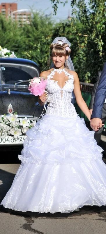 Лот: 3763985. Фото: 1. Свадебное платье + кольца, шубка... Другое (свадебная мода)