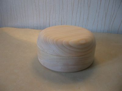 Лот: 4160904. Фото: 1. Шкатулка круглая (заготовка). Шкатулки