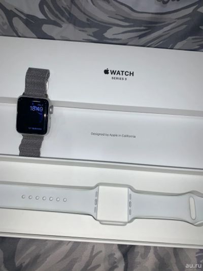 Лот: 16486785. Фото: 1. Apple Watch series 3 38 mm. Смарт-часы, фитнес-браслеты, аксессуары