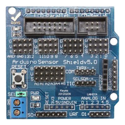 Лот: 4774873. Фото: 1. Сенсоршилд для Arduino - Arduino... Микроконтроллеры