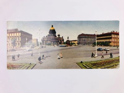 Лот: 23328218. Фото: 1. Ленинград. Исаакиевская площадь... Открытки, конверты