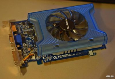 Лот: 9178692. Фото: 1. Gigabyte GeForce GT220 1024 Мб... Видеокарты