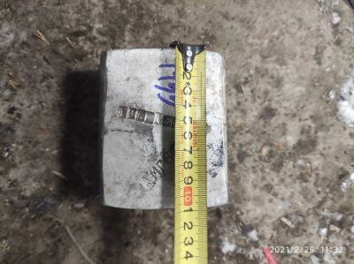 Лот: 17292207. Фото: 1. Алюминий 110*85*55 вес 1,5кг. Металлопрокат