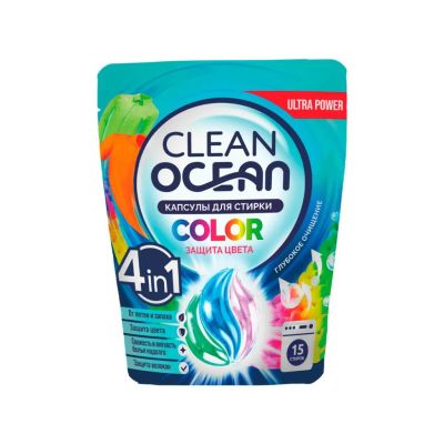 Лот: 24107973. Фото: 1. Капсулы для стирки Ocean Clean... Бытовая химия