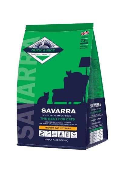 Лот: 7073477. Фото: 1. Корм Savarra Indoor для взрослых... Корма