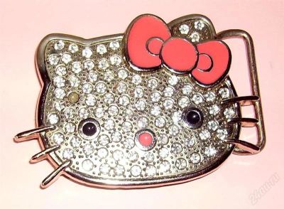 Лот: 816611. Фото: 1. Пряжка Hello Kitty. Ремни, пояса