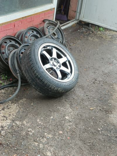 Лот: 19521734. Фото: 1. Rays Volk Racing TE37 R16 7J Hyper. Диски