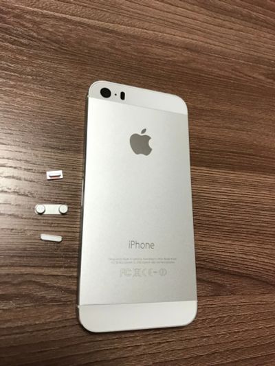 Лот: 14943394. Фото: 1. Корпус серебристый iPhone 5s silver. Корпуса, клавиатуры, кнопки