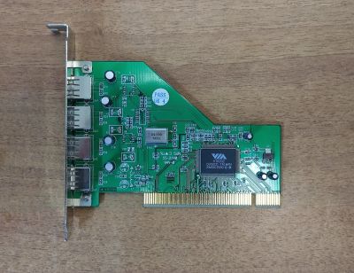 Лот: 19009639. Фото: 1. Контроллер PCI USB VIA VT6202... Платы расширения, контроллеры, доп. порты