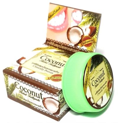 Лот: 19097221. Фото: 1. Rochjana Coconut - Herbal Toothpaste... Уход за полостью рта