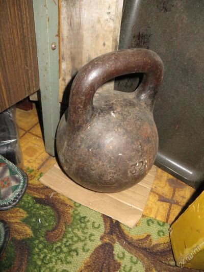 Лот: 5701340. Фото: 1. гиря 32 кг. Гири