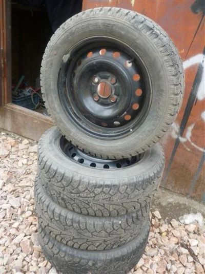 Лот: 1808102. Фото: 1. Продам Hankook 185 х 60,диски... Шины на дисках