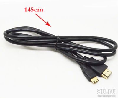 Лот: 8177677. Фото: 1. HDMI - Micro HDMI (D Type) кабель... Шнуры, кабели, разъёмы