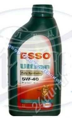 Лот: 539988. Фото: 1. Масло esso 5w40 1л. Масла, жидкости