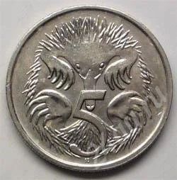 Лот: 197985. Фото: 1. Австралия. 5 цент 1991г. Австралия и Океания