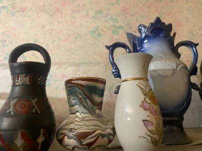 Лот: 24785016. Фото: 1. коллекция ваз (кашпо) керамика... Вазы