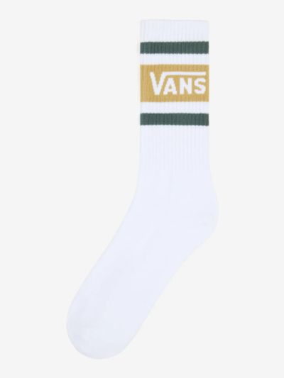 Лот: 25618221. Фото: 1. Носки Vans Drop V Crew, Белый. Другое (спортивная одежда)