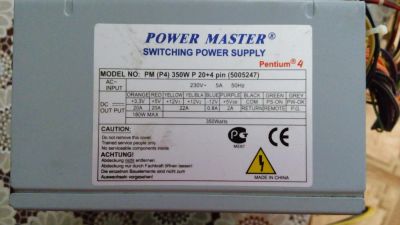 Лот: 5240548. Фото: 1. блок питания power master PM... Корпуса, блоки питания