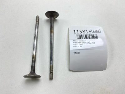 Лот: 25529078. Фото: 1. Клапан выпускной Mazda Mpv 2001... Двигатель и элементы двигателя