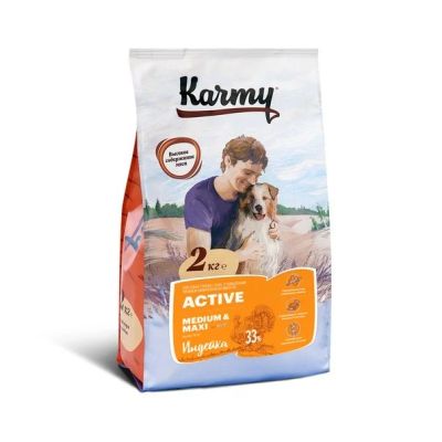 Лот: 13233018. Фото: 1. Корм для собак Karmy Active Medium... Корма