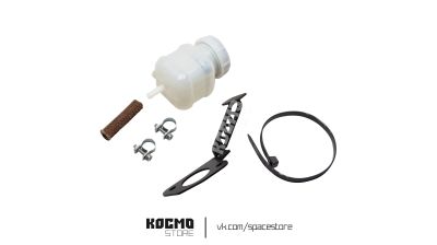 Лот: 20574429. Фото: 1. Кронштейн бачка с бачком под ручники... Детали тюнинга