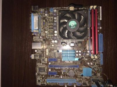 Лот: 10891705. Фото: 1. материнская плата Asus m5a78l-m... Материнские платы