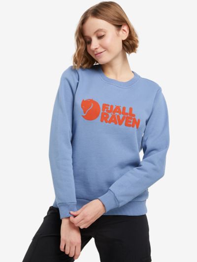 Лот: 22441913. Фото: 1. Свитшот женский Fjallraven, Синий. Легкие куртки, толстовки