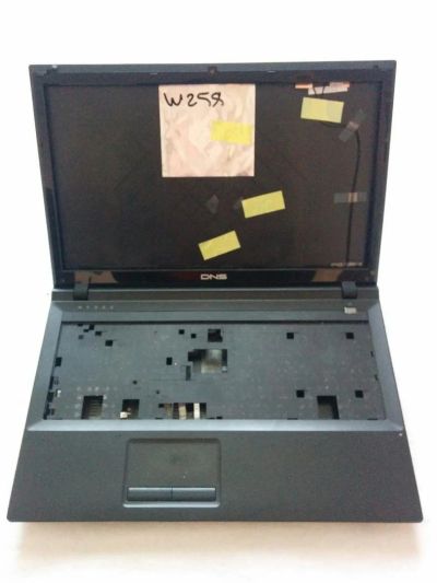 Лот: 10939619. Фото: 1. Корпус ноутбука dns w258 w258elq... Корпуса, блоки питания