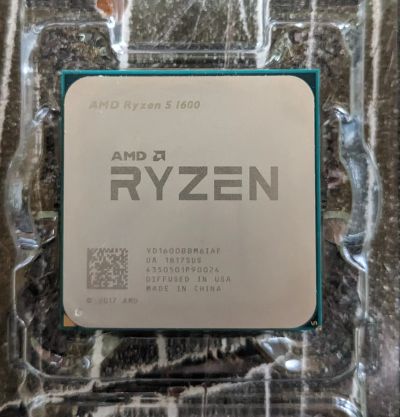 Лот: 20723749. Фото: 1. Процессор AMD Ryzen 5 1600 AF. Процессоры