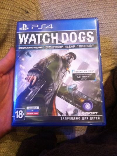 Лот: 4445933. Фото: 1. Watch dogs ps4. Игры для консолей