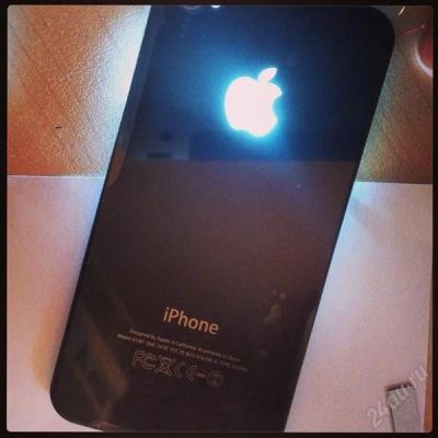 Лот: 3337376. Фото: 1. iphone 4s задняя крышка. Корпуса, клавиатуры, кнопки