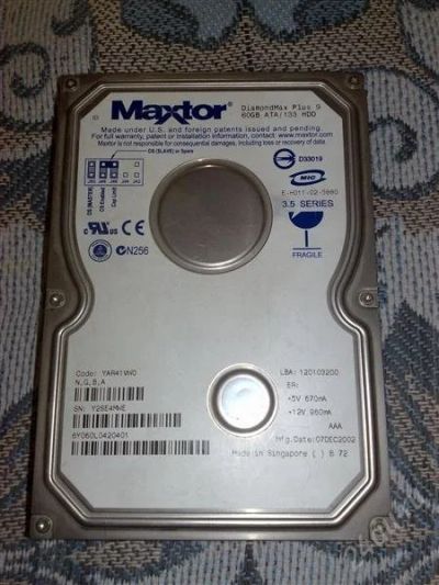 Лот: 2611435. Фото: 1. Maxtor 60Gb без бэдблоков. Жёсткие диски
