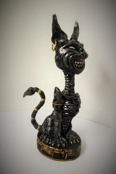 Лот: 6378613. Фото: 1. cheshire cat mcgee. Лепка из полимерной глины