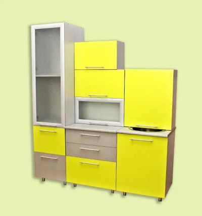 Лот: 6690149. Фото: 1. Кухня Этюд 1,80 с колонкой (код... Кухонные гарнитуры