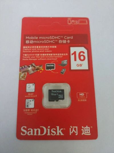Лот: 11883231. Фото: 1. Карта памяти SanDisk microSD HC... Карты памяти