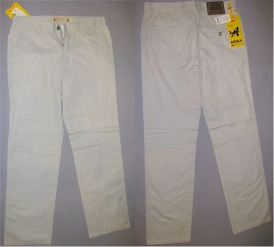 Лот: 16231843. Фото: 1. брюки хлопок светлые новые Aigula... Брюки, джинсы, шорты
