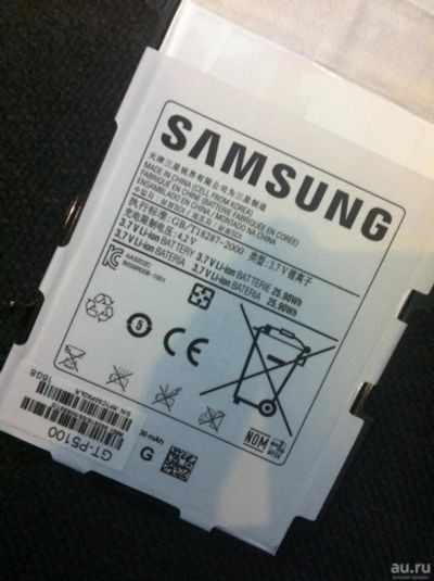 Лот: 8213668. Фото: 1. Батарея для планшета Samsung. Запчасти для планшетов
