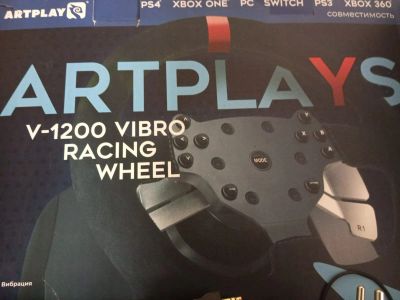 Лот: 25342799. Фото: 1. Руль игровой Artplays V-1200 Vibro. Аксессуары для игровых приставок, консолей, геймпады
