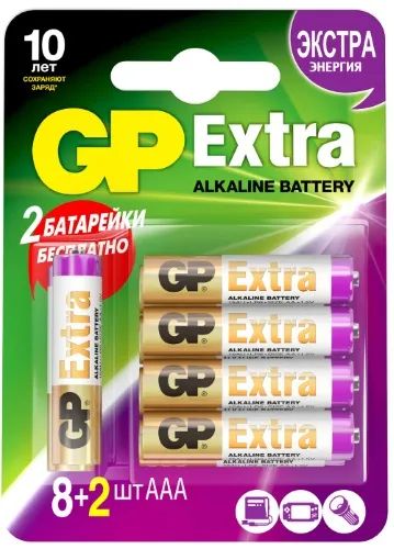 Лот: 24553139. Фото: 1. Батарейки GP ААА мизинчиковые... Батарейки, аккумуляторы, элементы питания