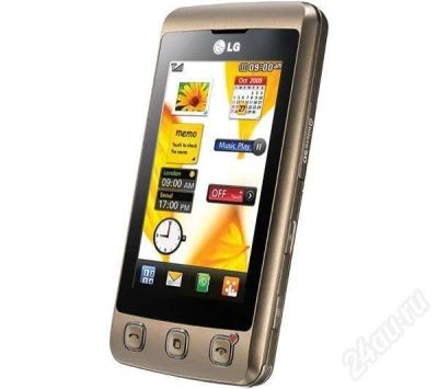 Лот: 403274. Фото: 1. LG KP500 GOLD. Кнопочные мобильные телефоны