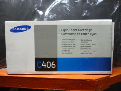 Лот: 10790782. Фото: 1. Картридж лазерный Samsung CLT-C406S... Картриджи, расходные материалы