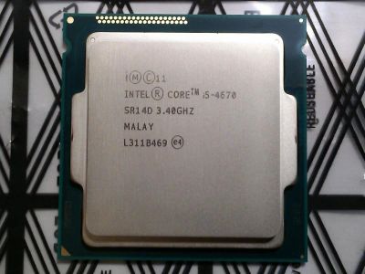 Лот: 12671811. Фото: 1. Процессор Intel® Core™ i5-4670... Процессоры