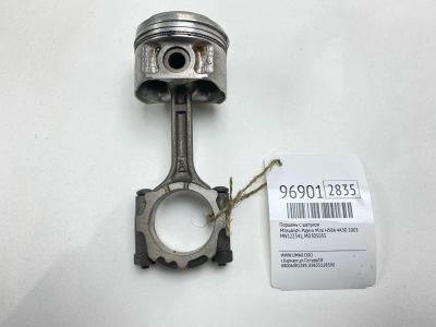 Лот: 24773567. Фото: 1. Поршень с шатуном Mitsubishi Pajero... Двигатель и элементы двигателя