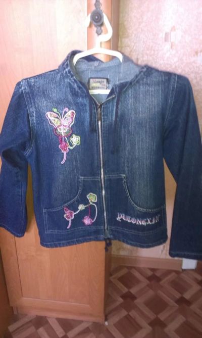 Лот: 6918648. Фото: 1. Продам джинсовую курточку XXXL. Верхняя одежда