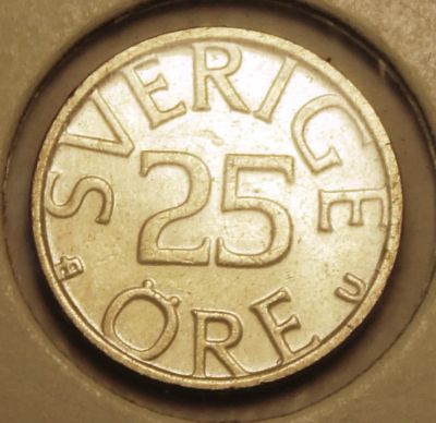Лот: 3787498. Фото: 1. Швеция.25 эре 1982 г.(527). Европа