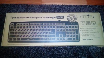 Лот: 10355317. Фото: 1. Клавиатура Oklick. Клавиатуры и мыши